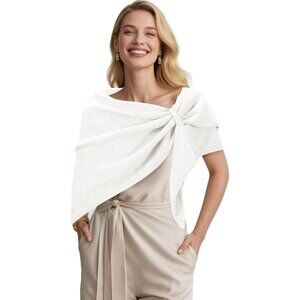 Elegant Women's Solid Color Pashmina Shawl - Soft Knitted Wrap for All Seasons